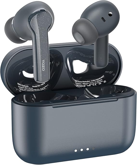 Casques d’écoute TOZO NC2 – Bluetooth sans Fil – 42H Autonomie – Bleu