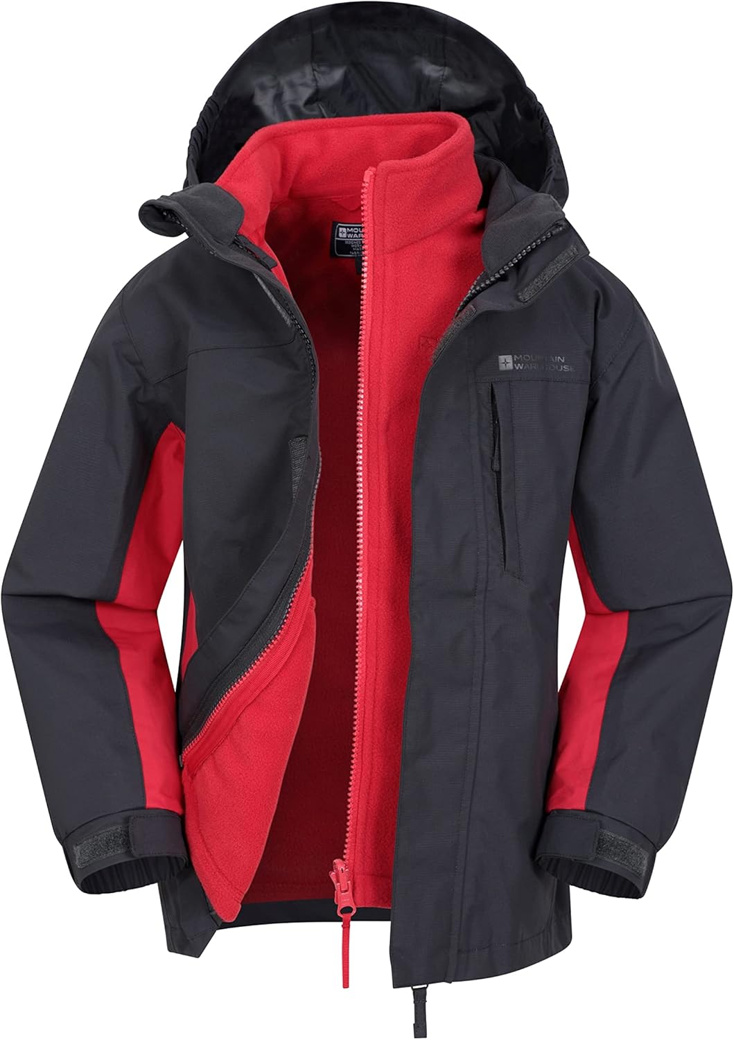 Mountain Warehouse - Veste Enfant - Imperméable - Capuche Amovible – €25,99