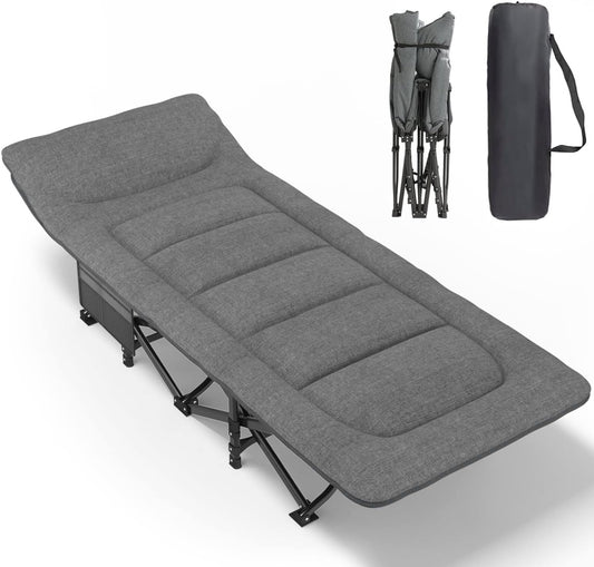ATORPOK - Lit de Camp - Portable avec Coussin - Support 450 lbs – €34,99