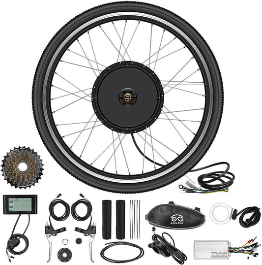WR-TEAM - Kit de Conversion Vélo Électrique - Moteur 48V 1000W - Cassette 7 Vitesses – €135,99