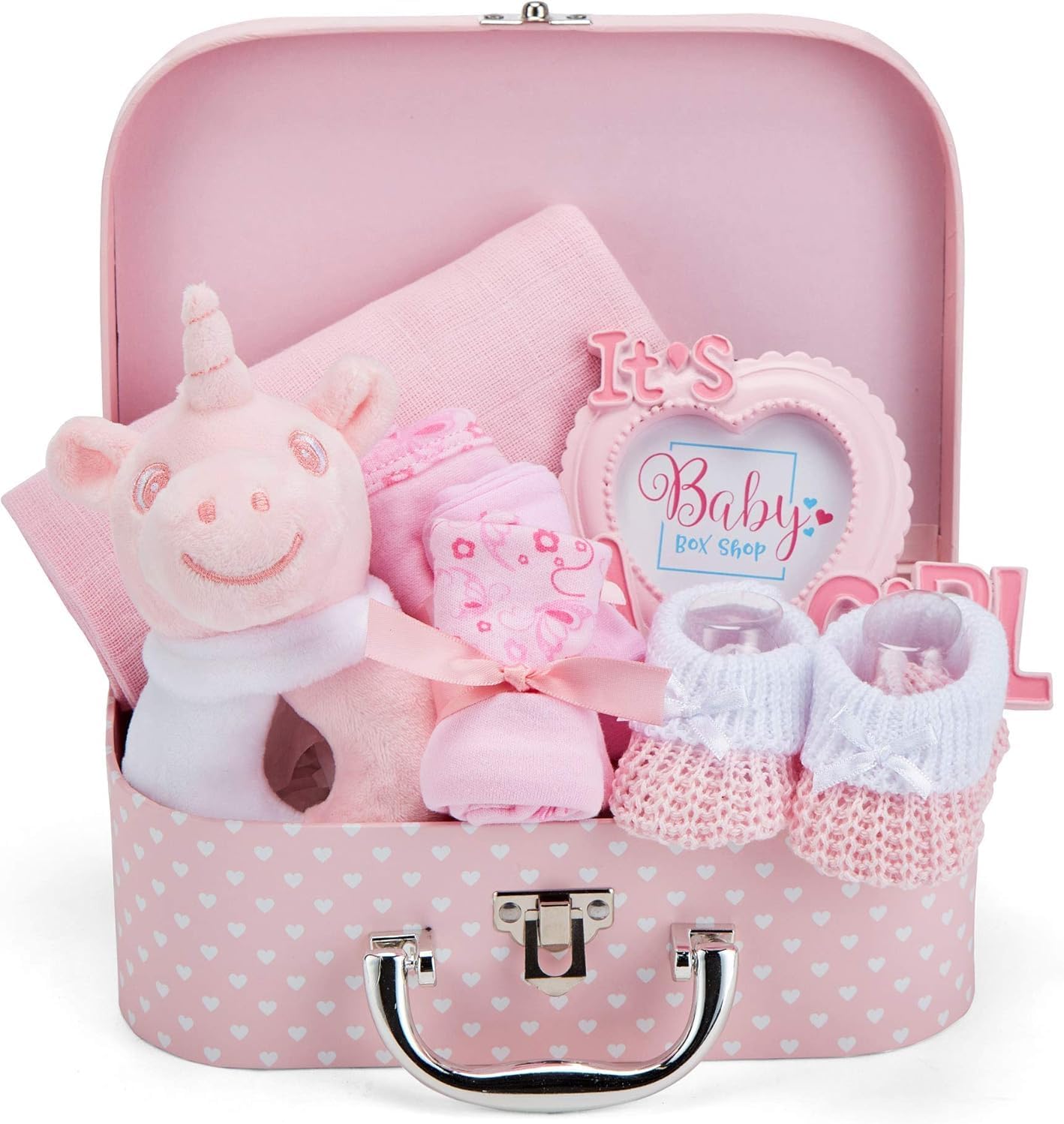 Baby Box Shop - Coffret Naissance Fille - Accessoires Bébé - Cadre Photo – €29,99