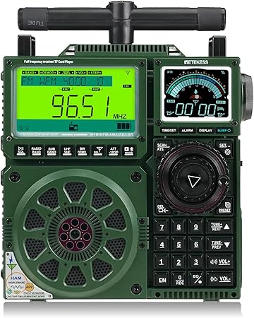 Récepteur à ondes courtes Retekess TR113 – Radio Numérique Portable – Antenne Supplémentaire