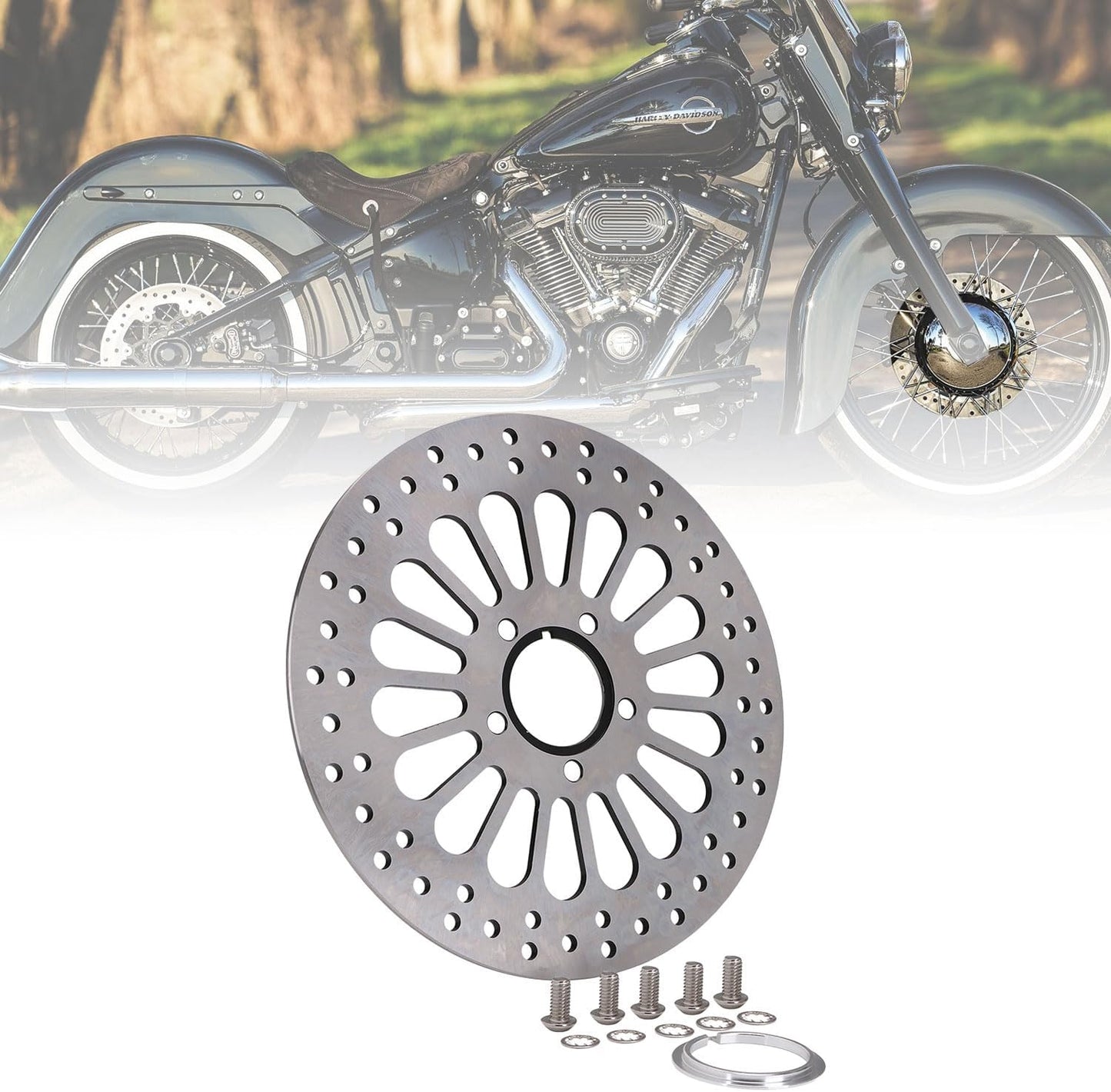 JFG RACING - Disques de Frein Avant - Acier Inoxydable - Pour Touring 1984-2013 – €40,99