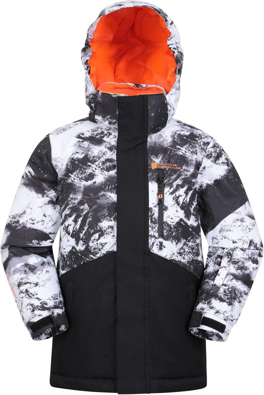 Mountain Warehouse - Veste de Ski Enfant - Imperméable - Capuche Amovible – €43,99