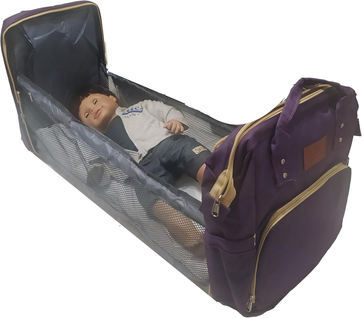 u3a - Lit Parapluie Portable - Matelas Inclus - Sac Multifonction – €35,99