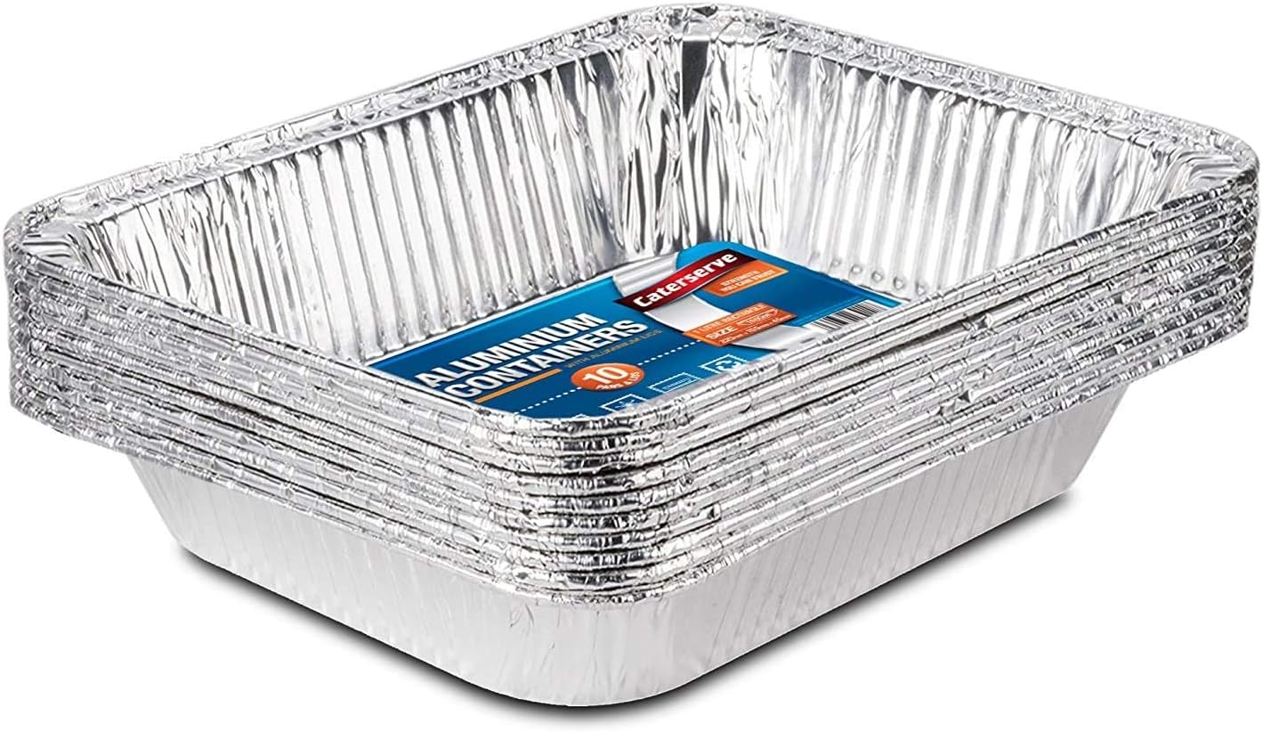 Caterserve - Plateaux Aluminium Jetables - Conductivité Thermique - Réutilisables – €9,08