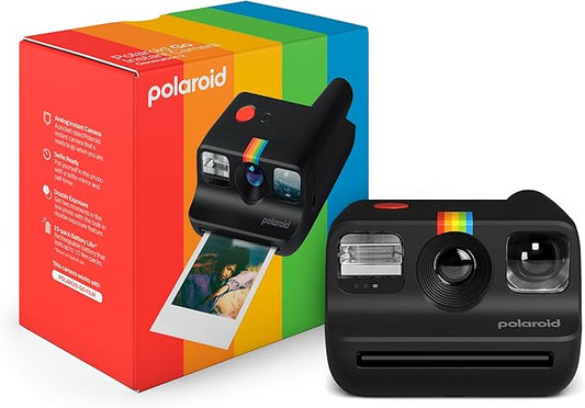 Appareil photo instantané Polaroid Go – Noir – Double exposition