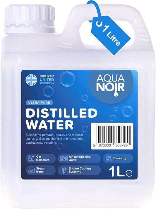 AQUANOIR - Eau Distillée - Usage Polyvalent - Fabriqué au Royaume-Uni – €16,22