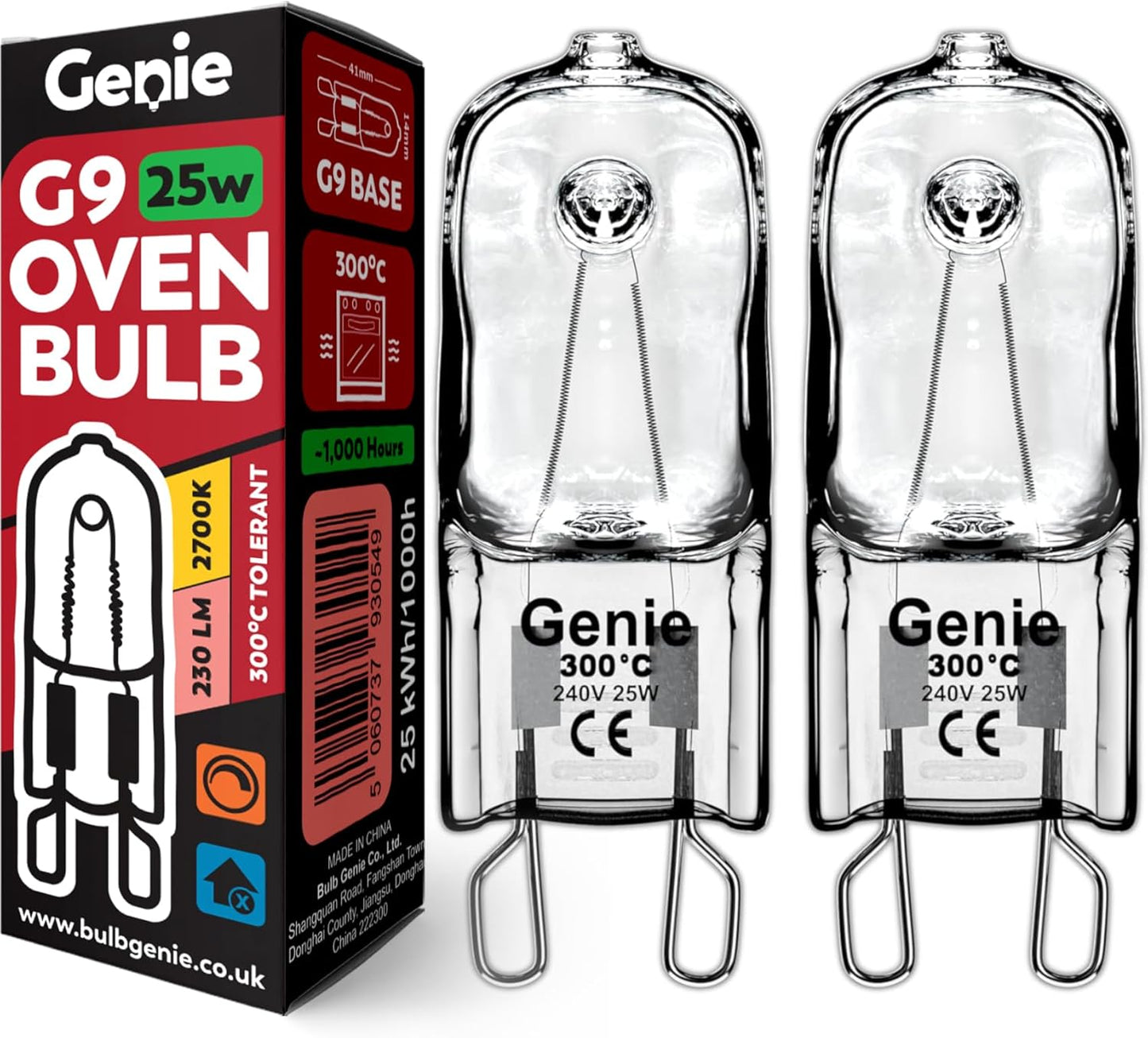 Genie - Ampoule Halogène G9 - Résistante à la Chaleur - Dimmable – €4,54