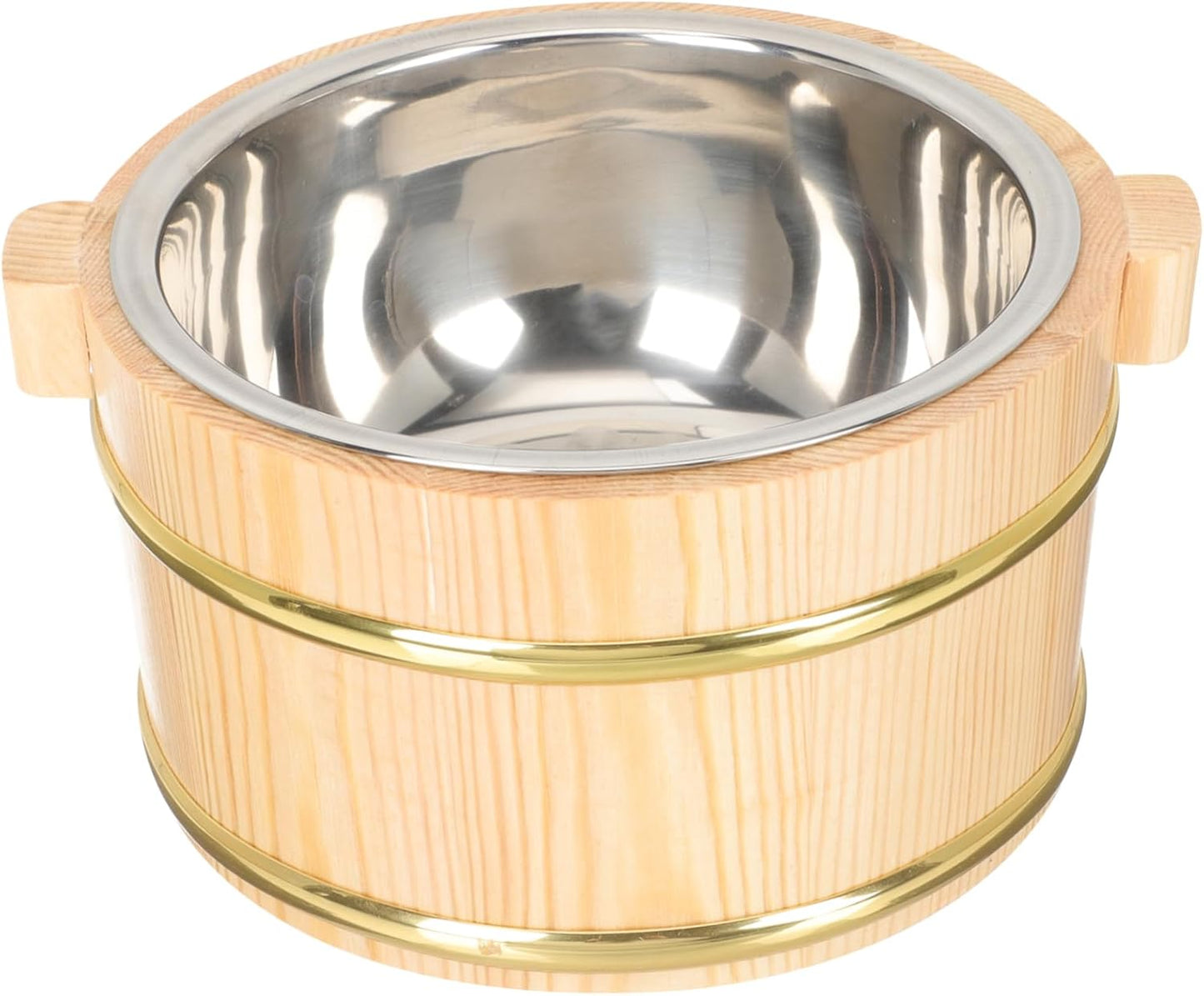 Amosfun - Seau à Riz en Bois - Conteneur de Stockage - Serveur Sushi – €5,97