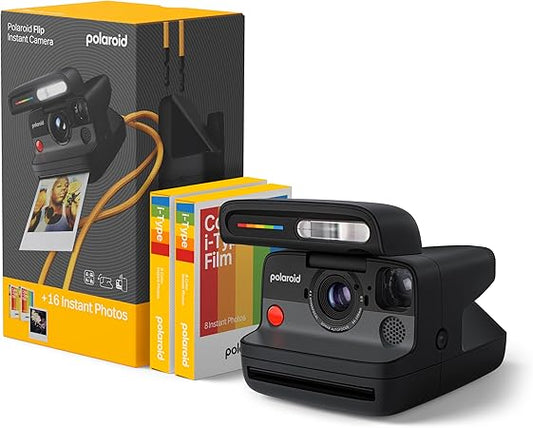 Appareil photo instantané Polaroid Flip – Noir + Film Couleur