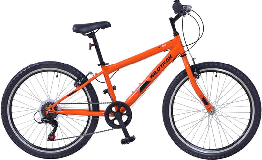 Wildtrak - Vélo Enfant 24 Pouces - Freins Ajustables - Orange – €163,99