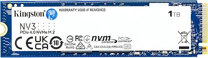 SSD Kingston NV3 1To – NVMe PCIe 4.0 – M.2 2280