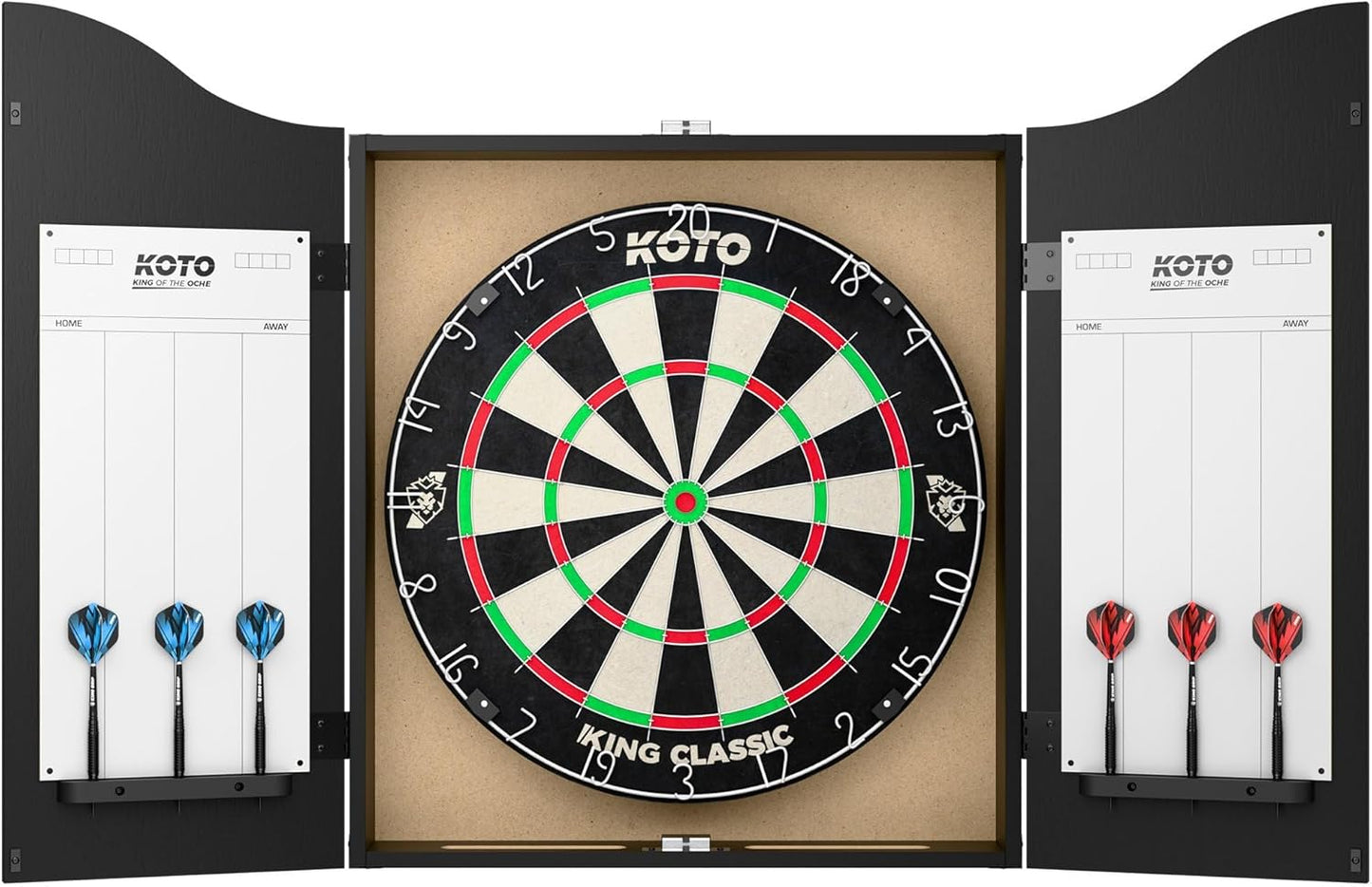 KOTO - Centre de Fléchettes - Set Complet - Installation Facile – €32,99