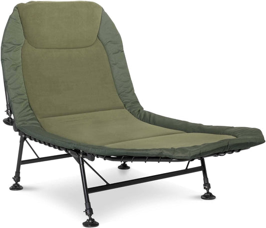 Dellonda - Bedchair de Pêche - Matelas Polaire - Pieds Réglables – €70,99