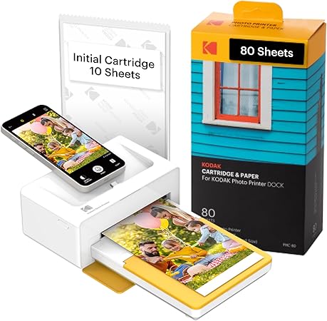 Imprimante photo Kodak Dock Plus – 10x15cm – Bluetooth
