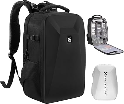 Sac à dos pour appareils photo K&F Concept – Coque rigide – Compartiment 15,6"