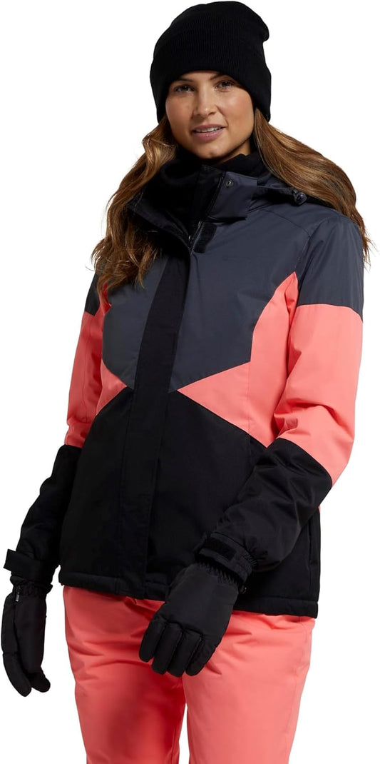 Mountain Warehouse - Veste de Ski Femme - Capuche Ajustable - 7 Poches – €28,99