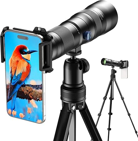 Objectifs pour téléphones portables Apexel Zoom 20-60X – Compact et Léger