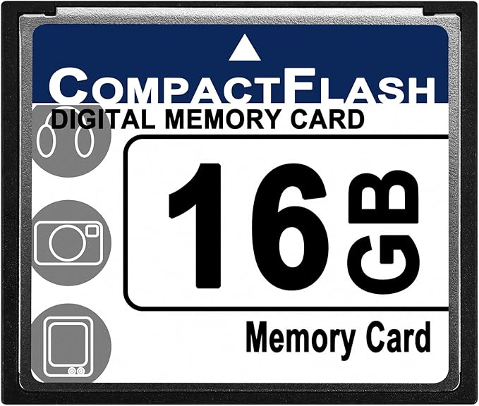 Carte mémoire CompactFlash 16 Go haute vitesse pour reflex numériques