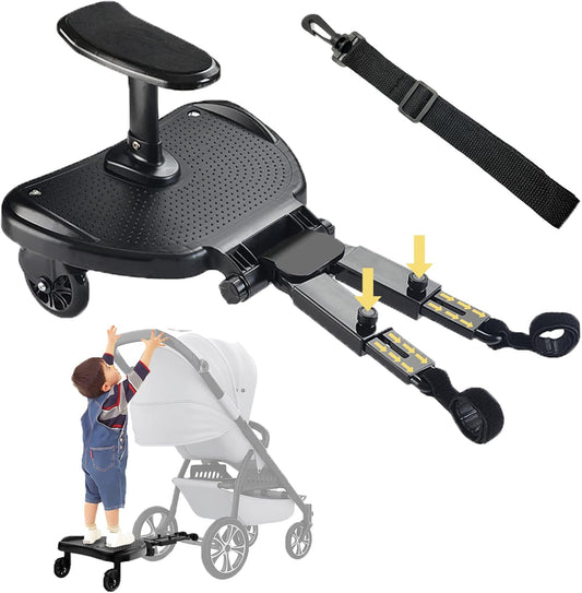 Vihir - Planche à Roulettes Universelle - Avec Siège - Pour Enfants 2-6 Ans – €38,99