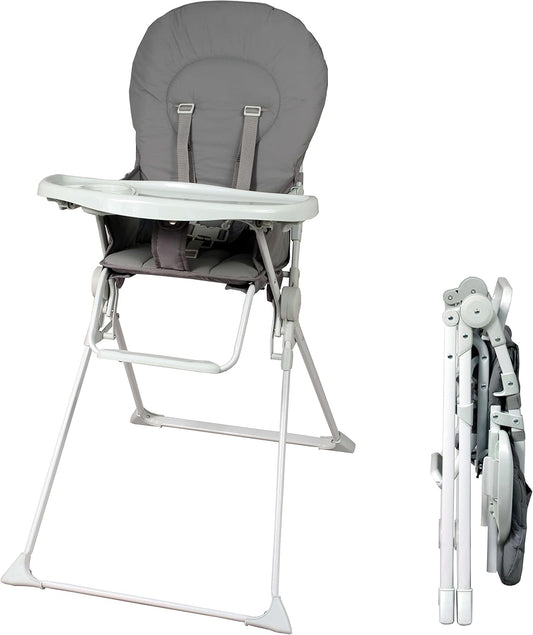 BAMBISOL - Chaise Haute Bébé - Pliable Ultra Compacte - Gris – €26,99