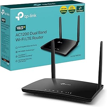 Routeurs TP-Link Archer MR550 – 4G+ LTE Cat.6 – WiFi AC 1200 Mbps