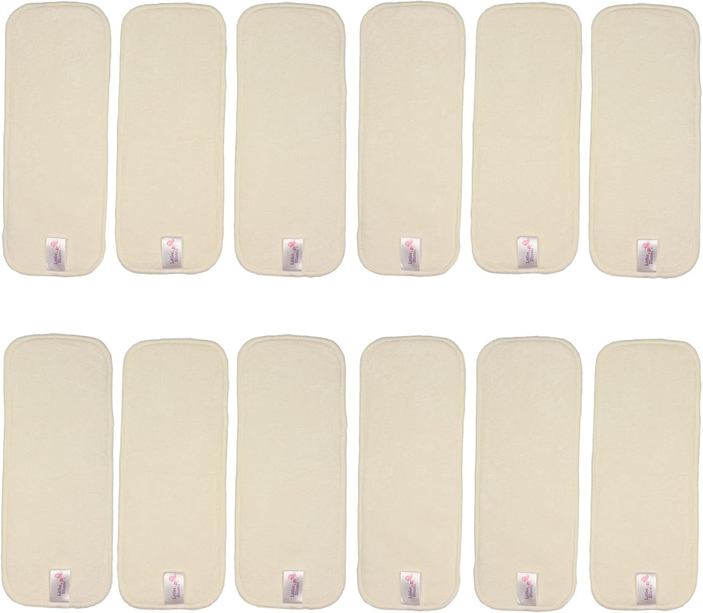 Littles & Bloomz - Inserts en Bambou - 4 Couches - Absorption Efficace – €25,99