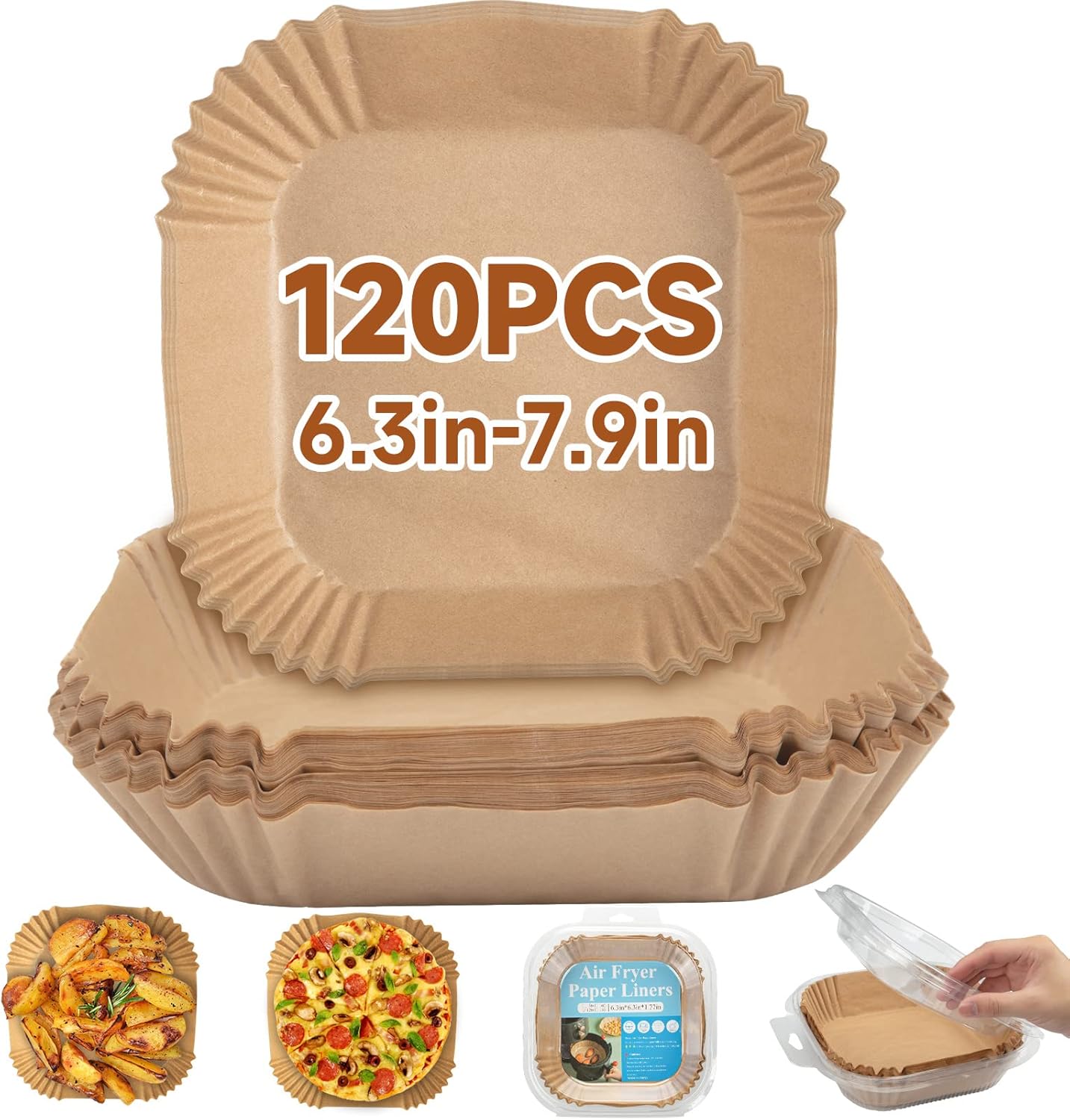 HAUSPROFI - Feuilles pour Friteuse - Sécurité Alimentaire - Résistance à la Chaleur – €4,93