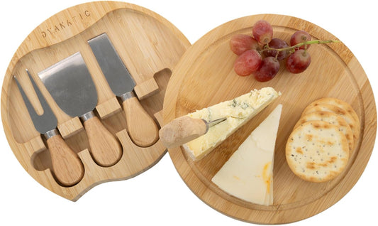 DYANATIC - Plateau à Fromage - Compartiment Coulissant - Couteaux Inox – €8,77