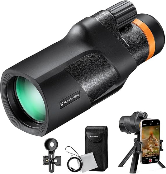 Monoculaire K&F Concept 12X50 HD – Étanche IP68