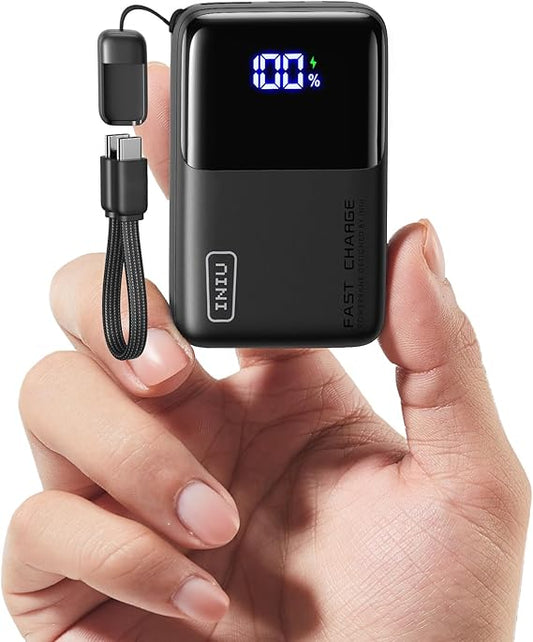Power Bank 10000mAh Charge Rapide 45W USB-C Portable INIU