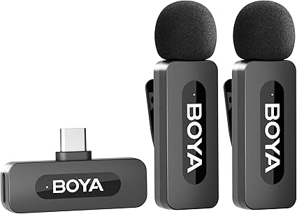 Microphones externes BOYA BY-V20 – USB-C – Sans Fil