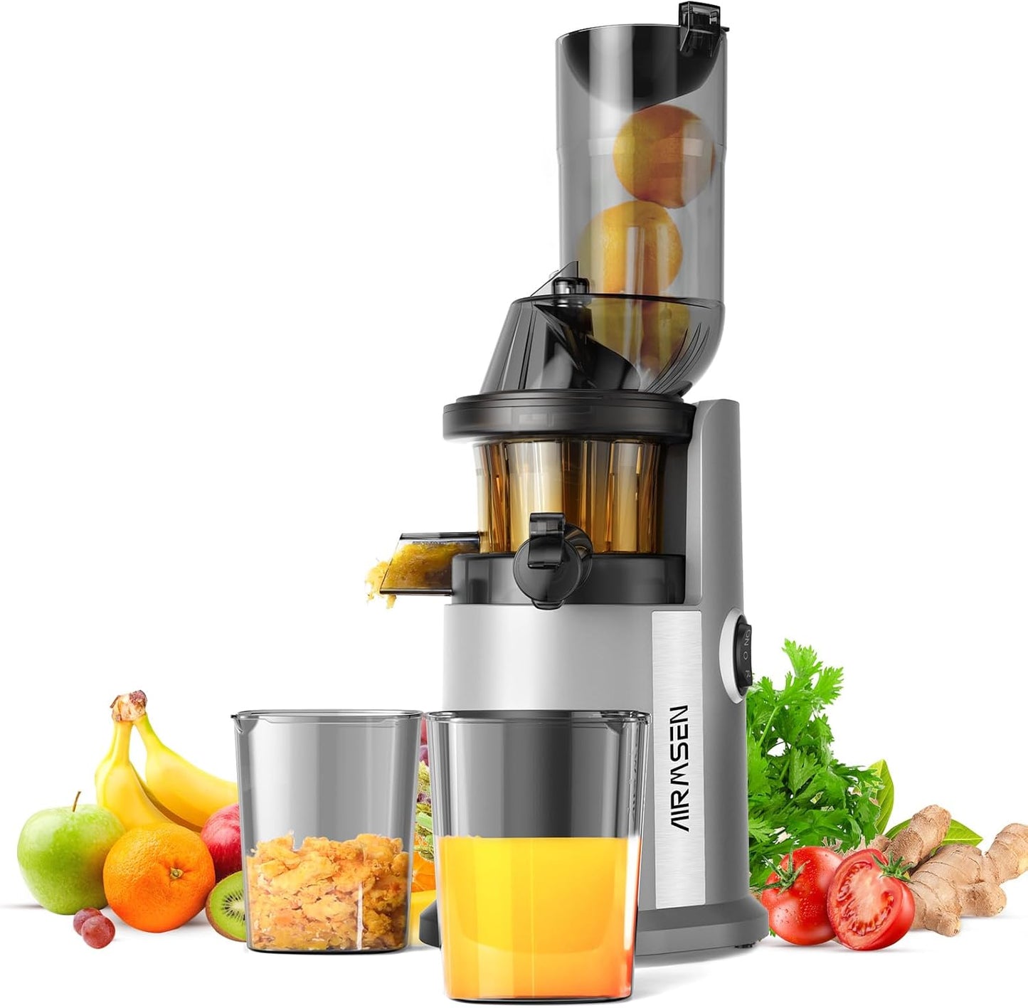 AIRMSEN - Extracteur de Jus - Goulotte Large - Sécurité Enfant – €64,99
