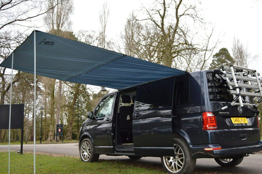 Wild Earth - Auvent pour Camper Van - 210T Ripstop - Gris Foncé – €58,99