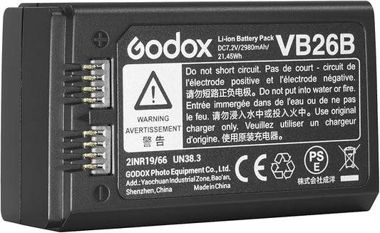 Batteries Godox V1 – 2980mAh Li-ion Rechargeable