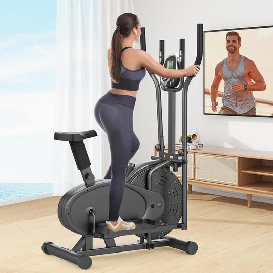 Cowmew - Velo Elliptique - Siège Réglable - Moniteur LCD – €125,99