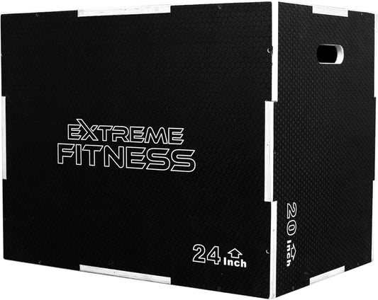 EXTREME FITNESS - Boîte Plyométrique en Bois - Surface Antidérapante - Multi Tailles – €45,99