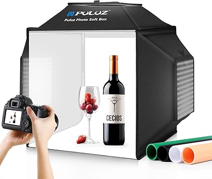Tente de shooting PULUZ 40cm – 480 LED – 4 Toiles PVC
