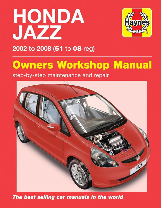 byHaynes Publishing - Manuel de Réparation - Honda Jazz 02-08 – €27,99