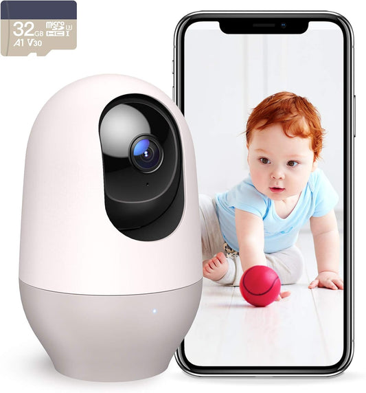 Nooie - Moniteur Bébé - Suivi Mouvement 360° - Vision Nocturne 1080P – €51,99