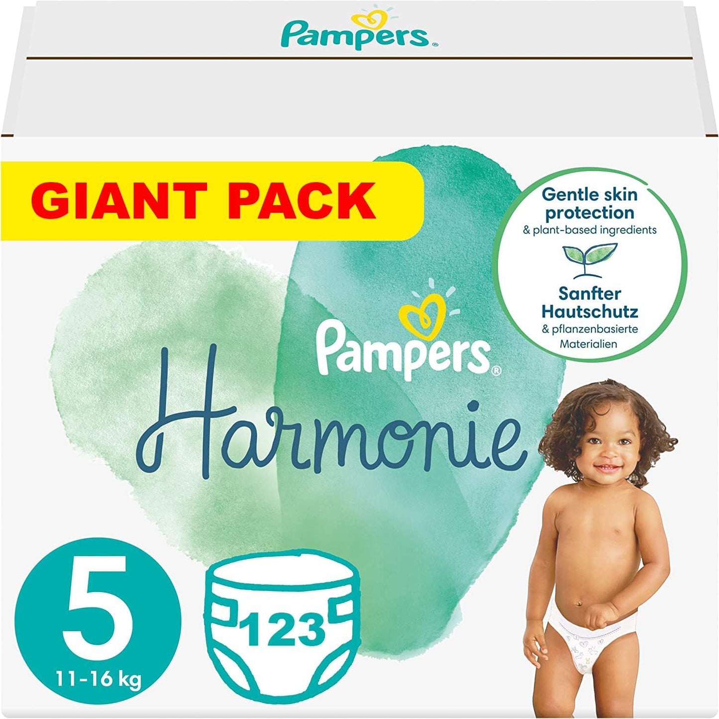 Pampers - Couches Harmony - Absorbantes - Coton et Fibres Végétales – €47,99