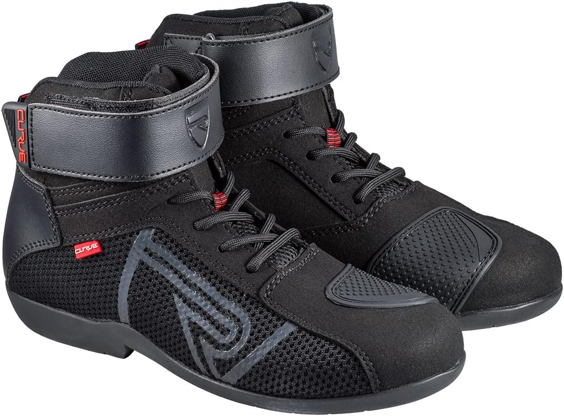 CURVE - Bottes de Moto - Design Ergonomique - Protection Renforcée – €57,99