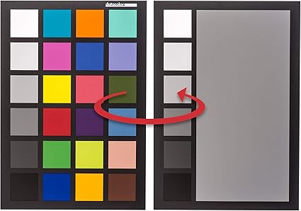 Graphiques d'étalonnage couleur Datacolor SpyderCheckr24 – 24 Patchs – Noir