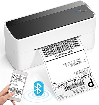 Imprimante d'étiquettes thermiques de bureau Phomemo PM241BT – Bluetooth – 4 x 6