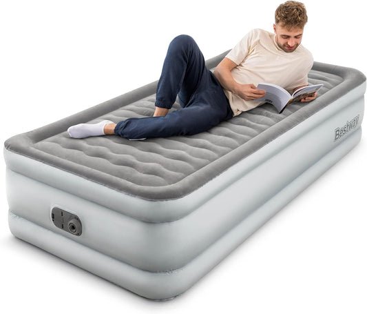 Bestway - Matelas Gonflable - Pompe Électrique Intégrée - TriTech – €43,99