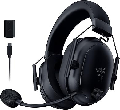 Casque gaming Razer BlackShark V2 – Sans fil, Ultraléger, Noir