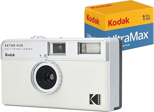 Compacts argentiques KODAK EKTAR H35 – Demi-Format 35 mm – Pack Blanc