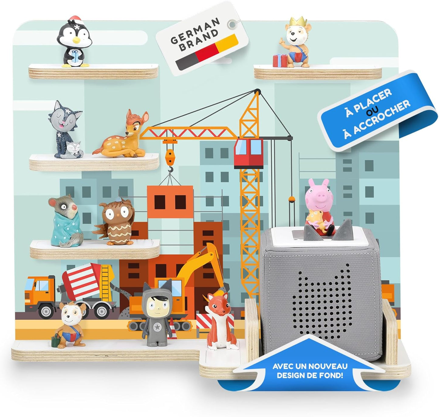 stadtecken - Étagère en Bois - Fonction Magnétique - Design Modulable – €54,99