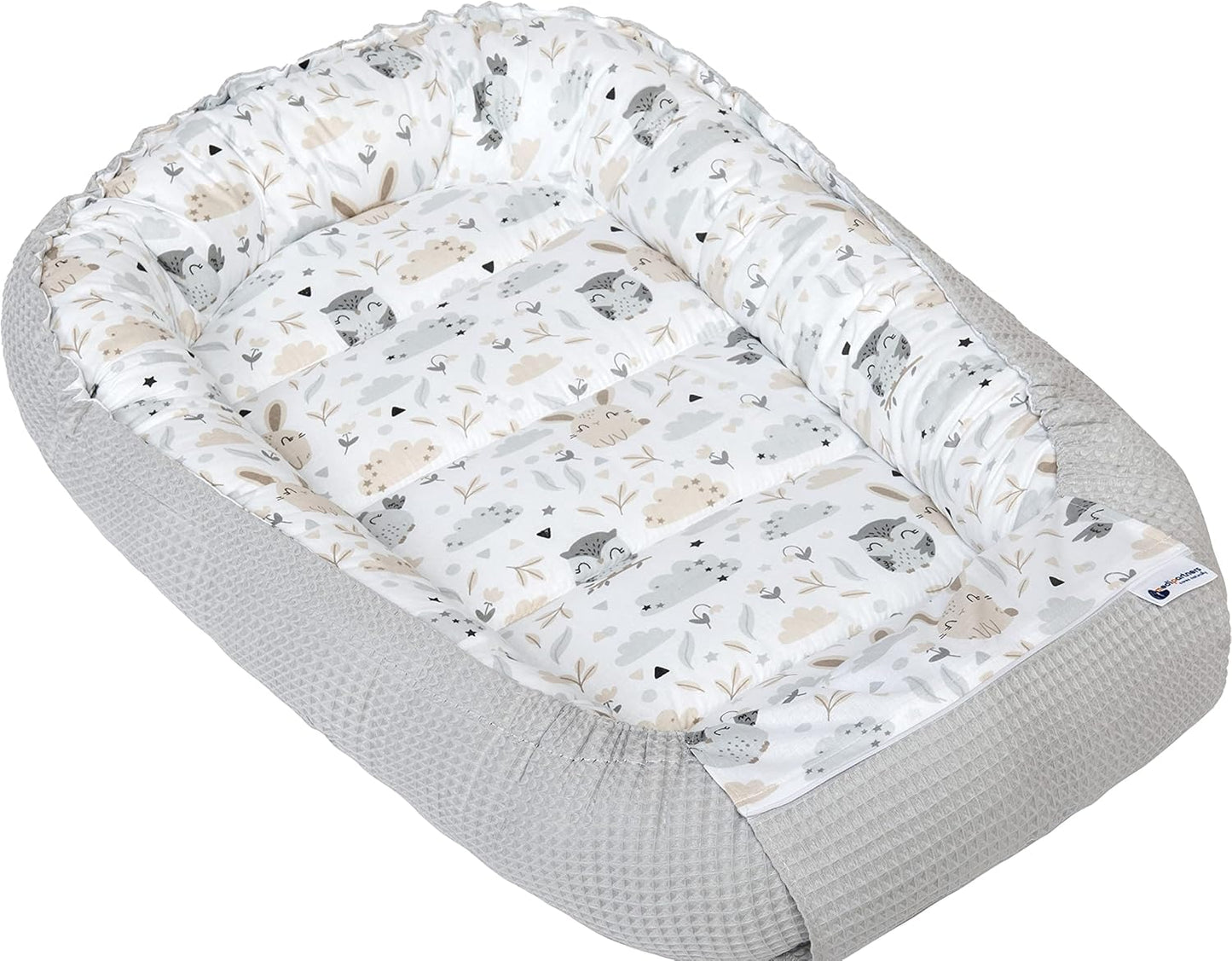 Medi Partners - Réducteur de Lit Bébé - Coton Waffle - Sécurité Enfant – €38,99